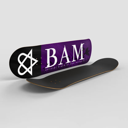 [DROP EXCLUSIVE] Bam Purple Heartagram Skateboard